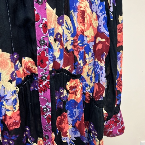 Free People Floral Button-Up Blouse - Picture 4 of 4